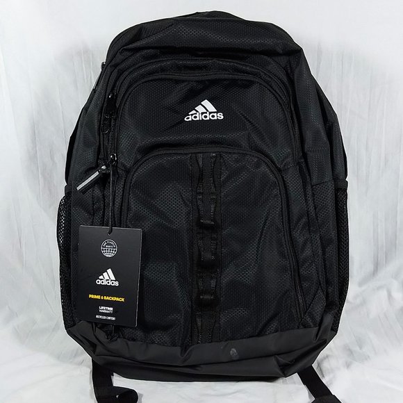 adidas Other - Adidas Prime 6 Backpack-Black-One Size-Standard-Zipper Pockets-New with Tags